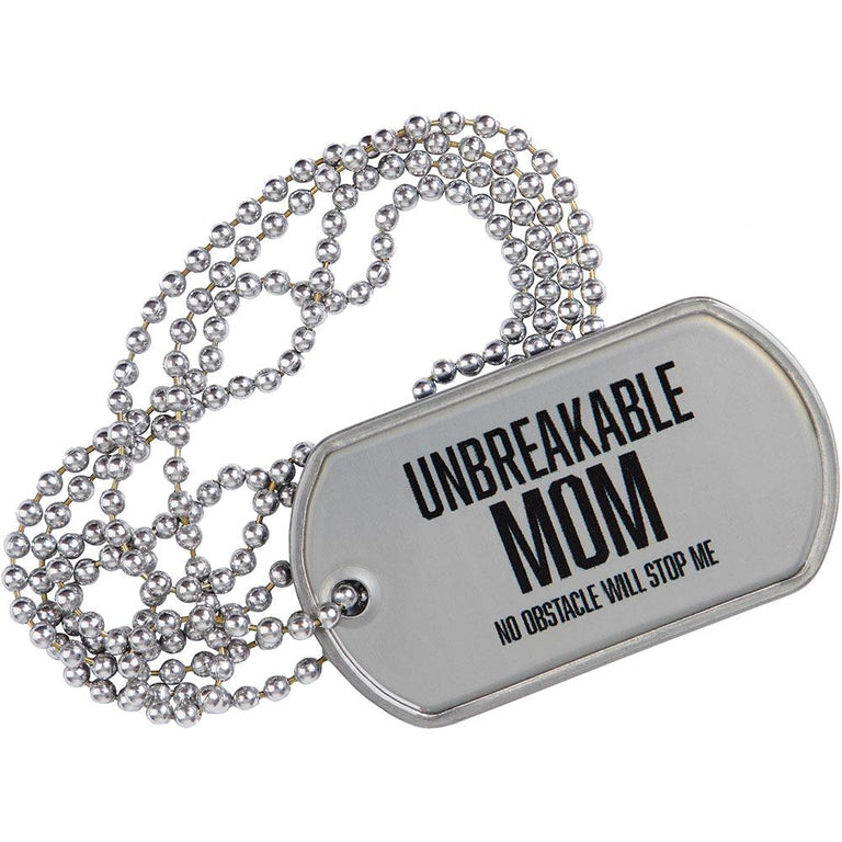 SPARTAN Unbreakable Mom Tag