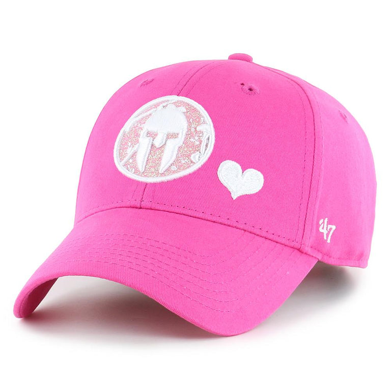 47 Brand SPARTAN '47 Helmet Logo Sugar Sweet MVP Hat - Kids Pink