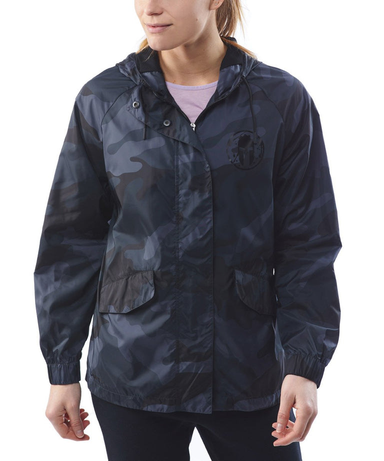 CRAFT SPARTAN By CRAFT District Jacket - Women's Black Camo XS