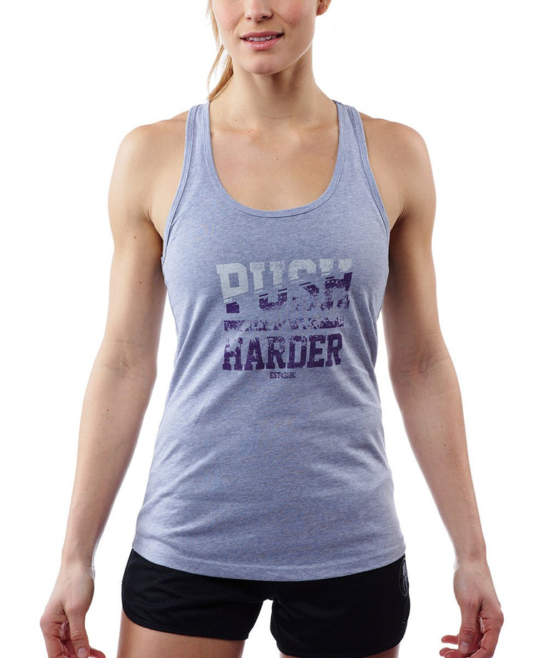 Spartan Race Shop SPARTAN Push Harder Tank - Women's Charcoal Gray XS
