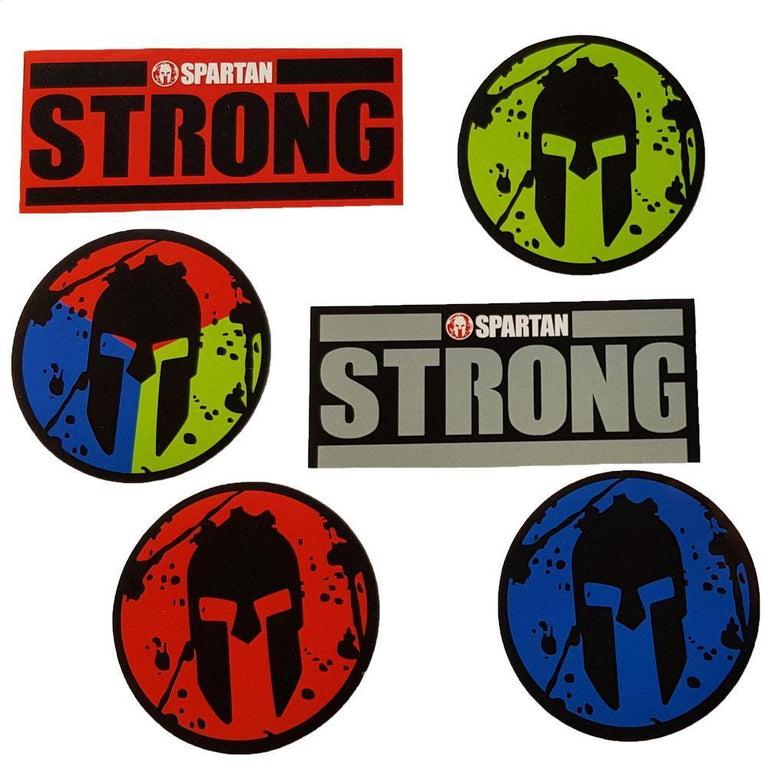 Spartan Race Shop SPARTAN SGX STRONG Stickers - 100pk