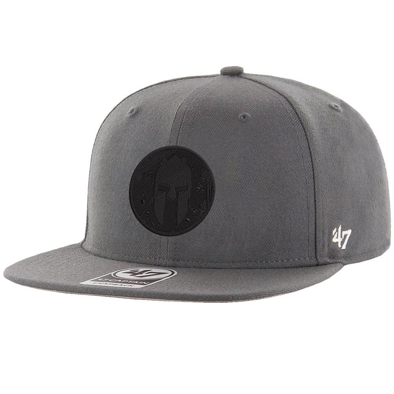 47 Brand SPARTAN '47 Bold Captain Flat Brim Snapback - Unisex Gray