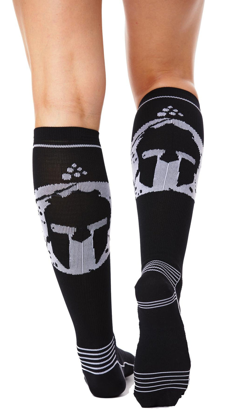 CRAFT SPARTAN By CRAFT Compression Knee Sock - Unisex Black XS