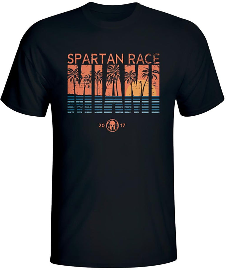 Spartan Race Shop SPARTAN 2017 Miami Venue Tee - Unisex Black S
