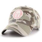 47 Brand SPARTAN '47 Helmet Logo Tarpoon Miata Hat - Women's Camo Khaki