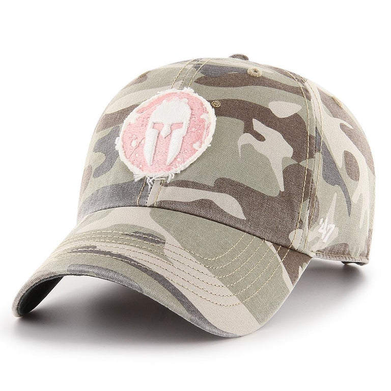 47 Brand SPARTAN '47 Helmet Logo Tarpoon Miata Hat - Women's Camo Khaki