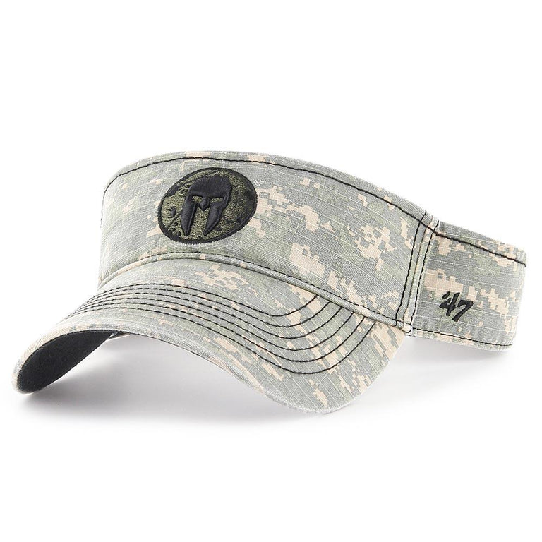47 Brand SPARTAN '47 OHT Hemley Visor - Unisex Camo Gray