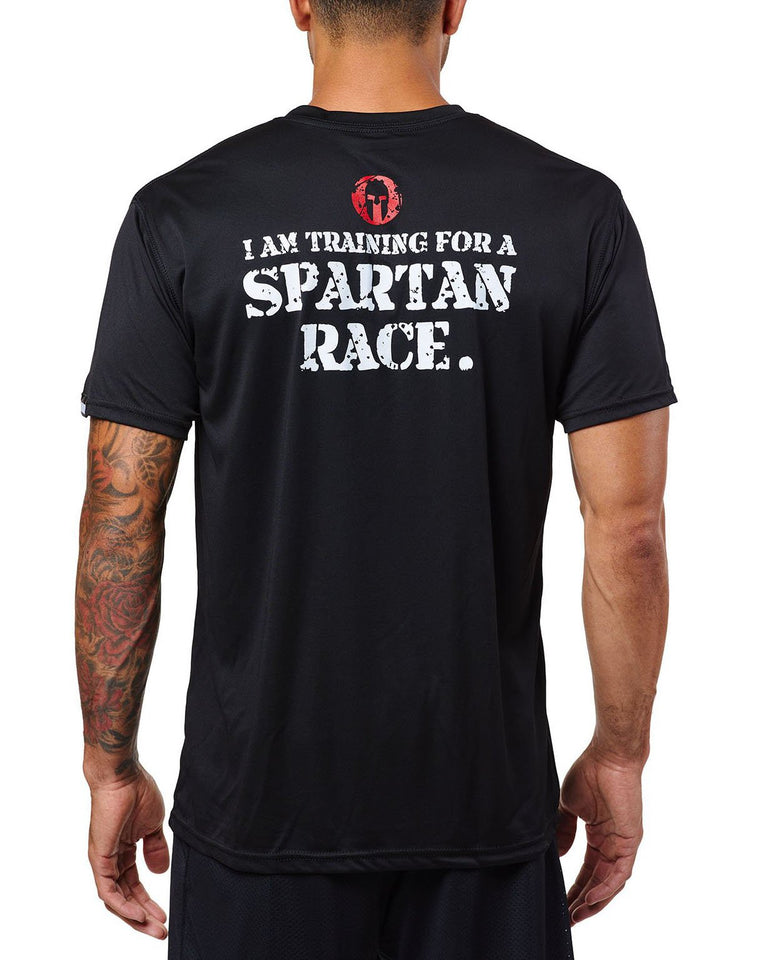 Spartan Race Shop SPARTAN I Am Training For A SPARTAN Race Tech Tee - Men's Black S