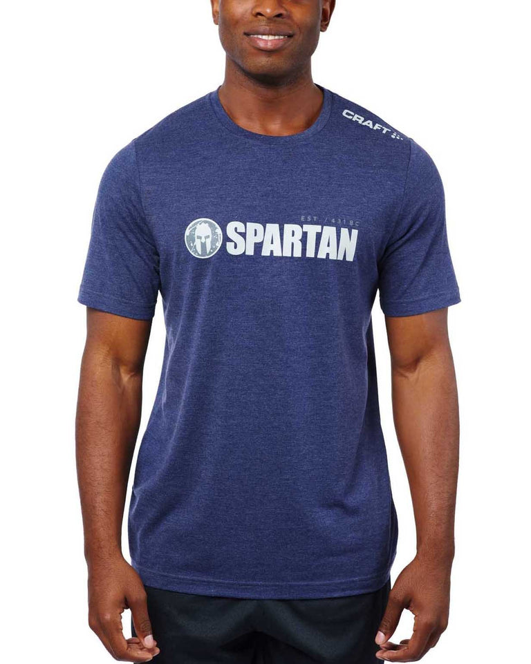 CRAFT SPARTAN By CRAFT Classic Logo SS Tee - Men's Maritime S