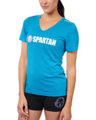 CRAFT SPARTAN By CRAFT Classic Logo Tri-Blend SS Tee - Women's Zen XS