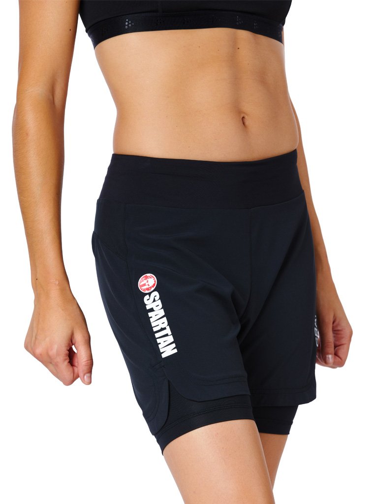 CRAFT SPARTAN By CRAFT Delta 2-in-1 Compression Short - Women's Black XS