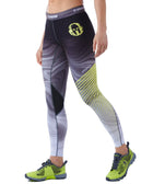 CRAFT SPARTAN By CRAFT Delta Tight - Women's Gray/Snap Yellow XS