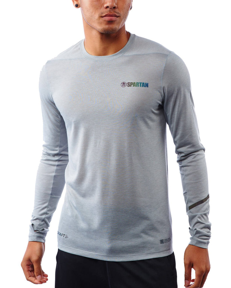 CRAFT SPARTAN By CRAFT SubZ LS Wool Tee - Men's Gray S