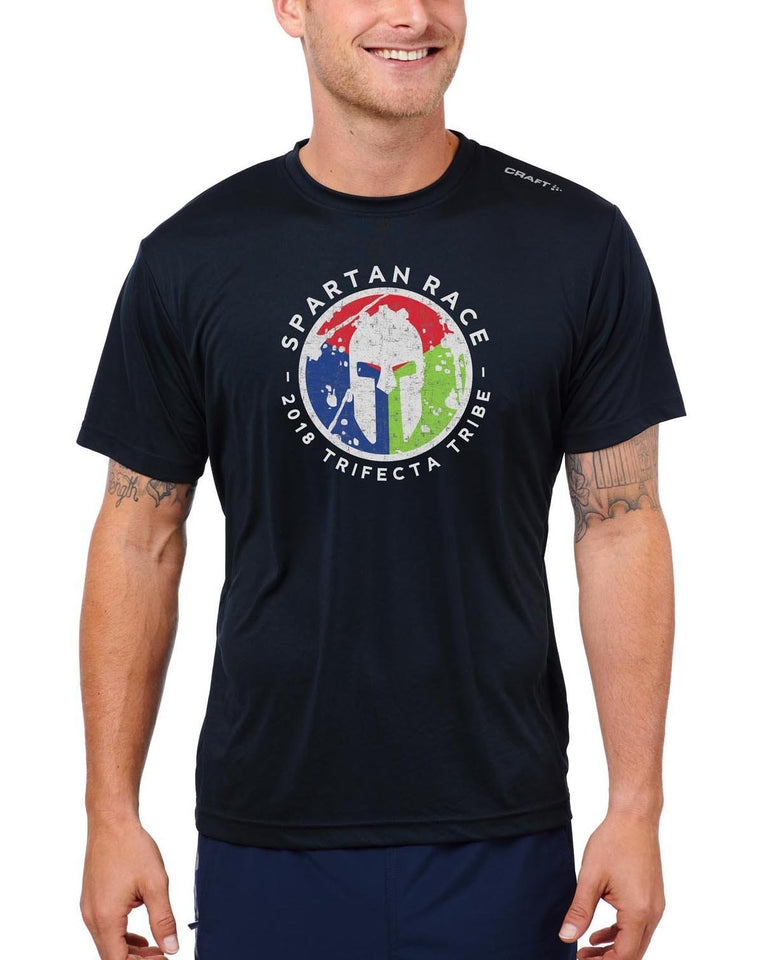 CRAFT SPARTAN By CRAFT 2018 Trifecta Tech Tee - Men's Black S
