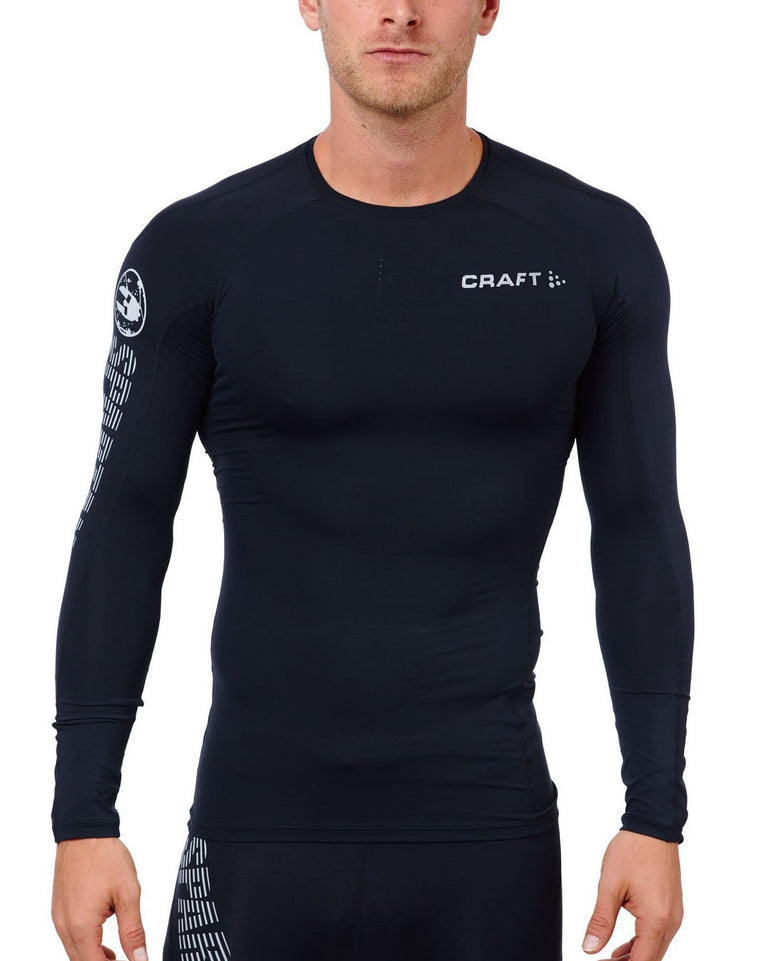 CRAFT SPARTAN By CRAFT Delta LS Compression Top - Men's Black S