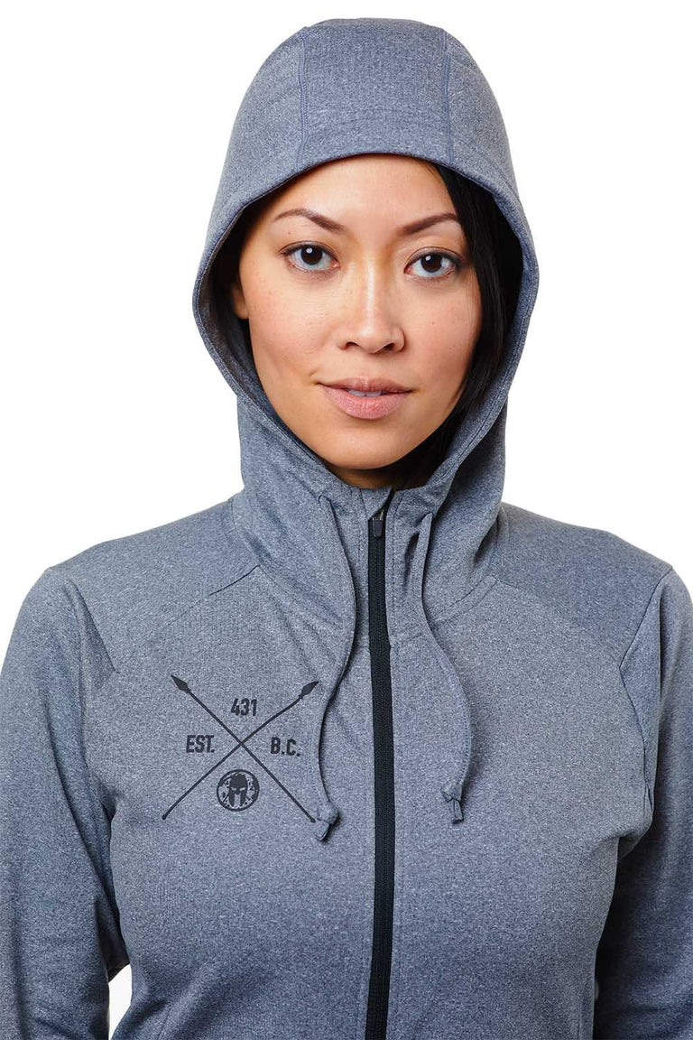 SPARTAN Performance Fleece Full Zip Hoodie