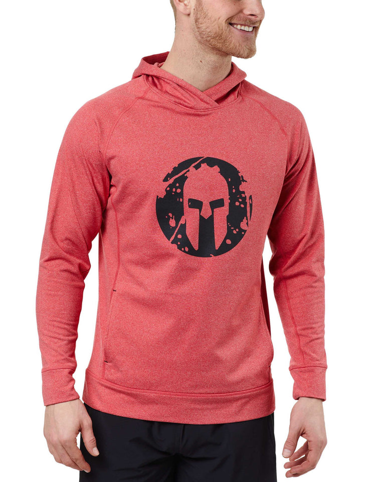 Spartan Race Shop SPARTAN Performance Fleece Pullover Hoodie - Men's Red S