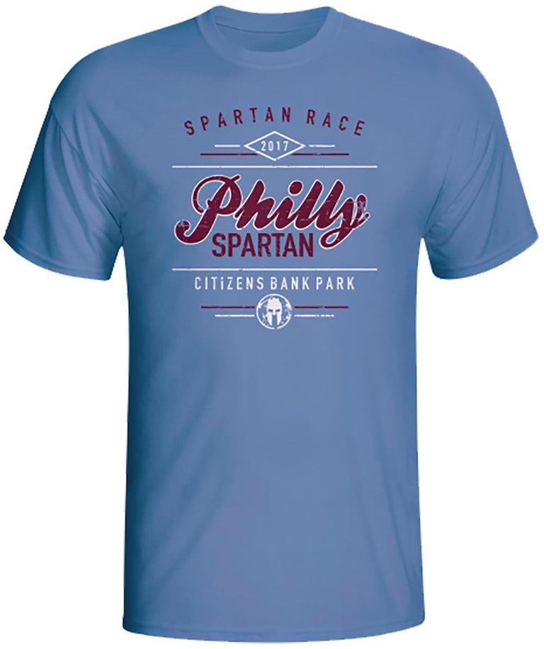Spartan Race Shop SPARTAN 2017 Citizens Bank Park Venue Tee - Unisex Blue XS