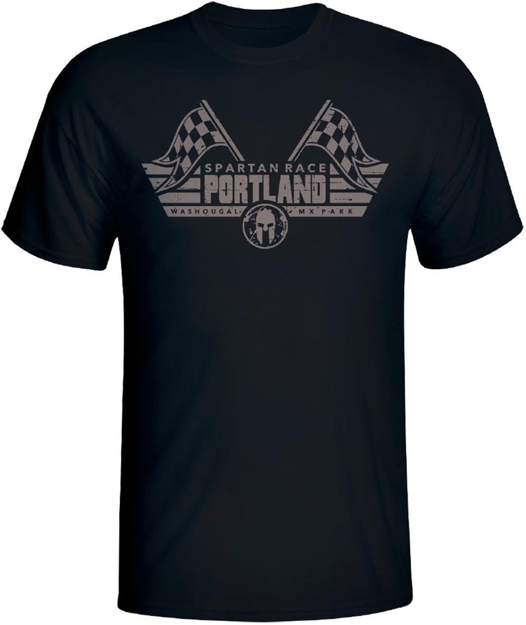 Spartan Race Shop SPARTAN 2017 Portland Venue Tee - Unisex Black S