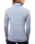 SPARTAN by CRAFT Sweep Grid Turtleneck Top