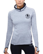 CRAFT SPARTAN By CRAFT Sweep Grid Turtleneck Top - Women's Gray XS