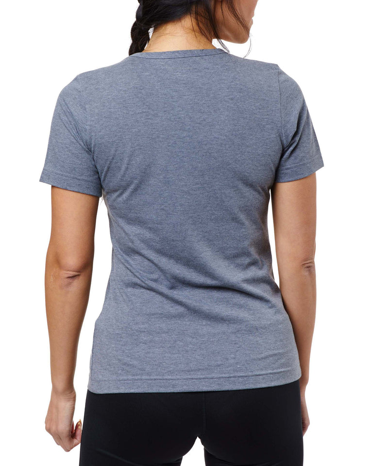 SPARTAN Women's Classic Logo Tri-Blend V-neck Tee
