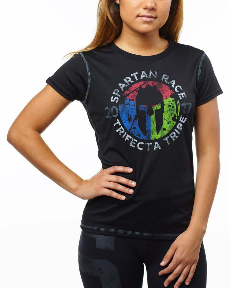 Spartan Race Shop SPARTAN 2017 Trifecta Tribe Tee - Women's